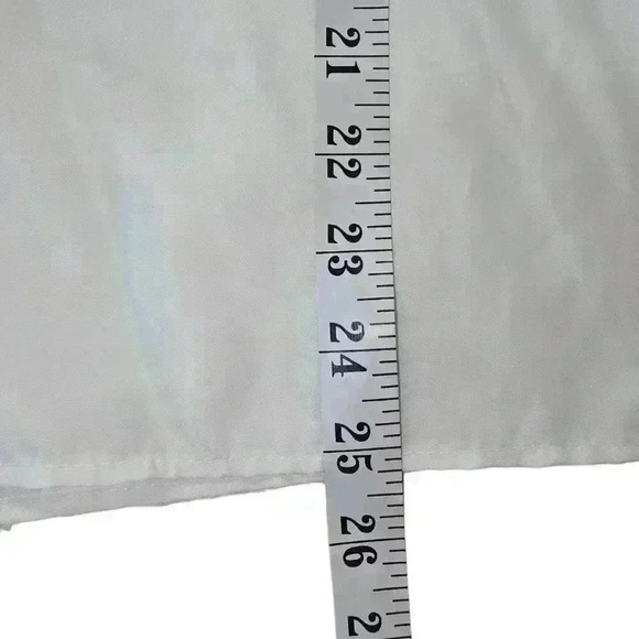 Vintage Classic Fashions Classic White Sheer Button Up Shirt Size 14 *Read* - Picture 8 of 16